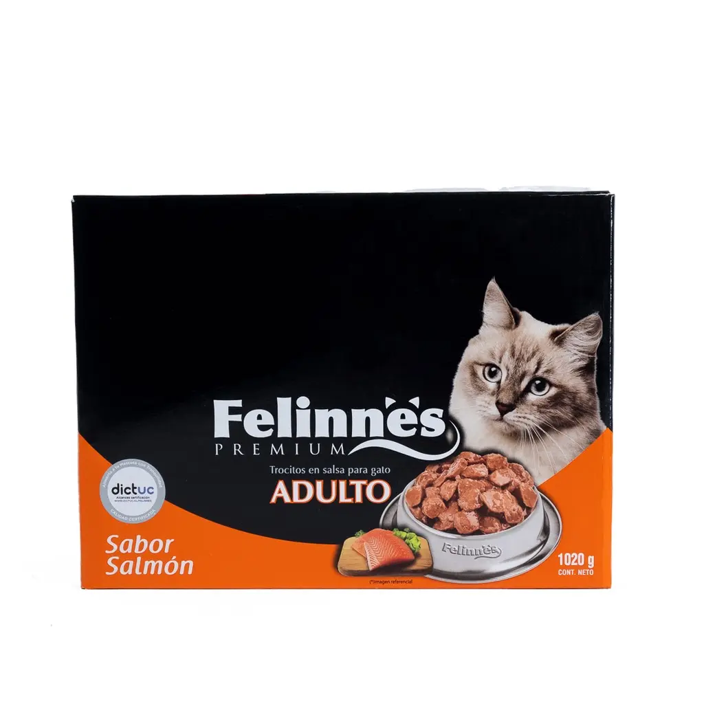 Felinnes Premium Wet Cat Food in Salmon Flavor 85g, 12 pc per Box (1).webp