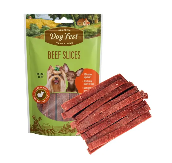 Beef Slices (55g) for Dogs