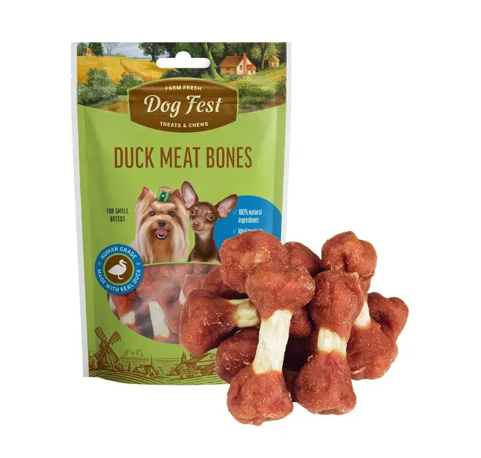 Duck meat bones (55g) for Dogs (Small  Breed)