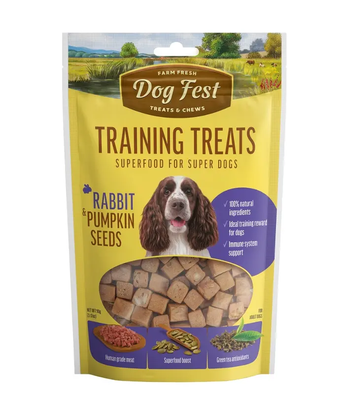 Training treats rabbit & pumpkin seeds (90g)