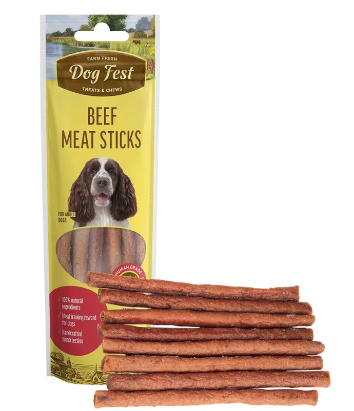 Beef meat sticks (45g) for Dogs