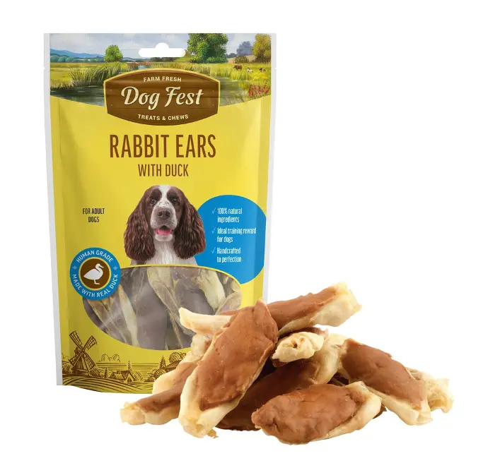 Rabbit ears with duck (90g) - PETCO KWT